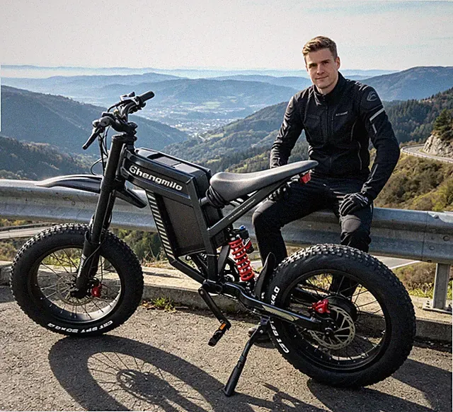 20" Fat Tire Adult Electric Bike 1500W 60V 30Ah Mountain Bicycle E-MotorBike US