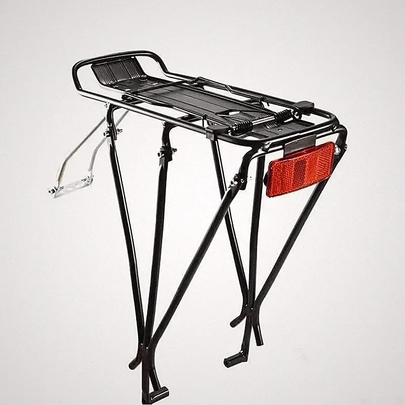 Aluminum Alloy Bicycle Rear Rack, Adjustable Bike Cargo Racks with Reflector,...