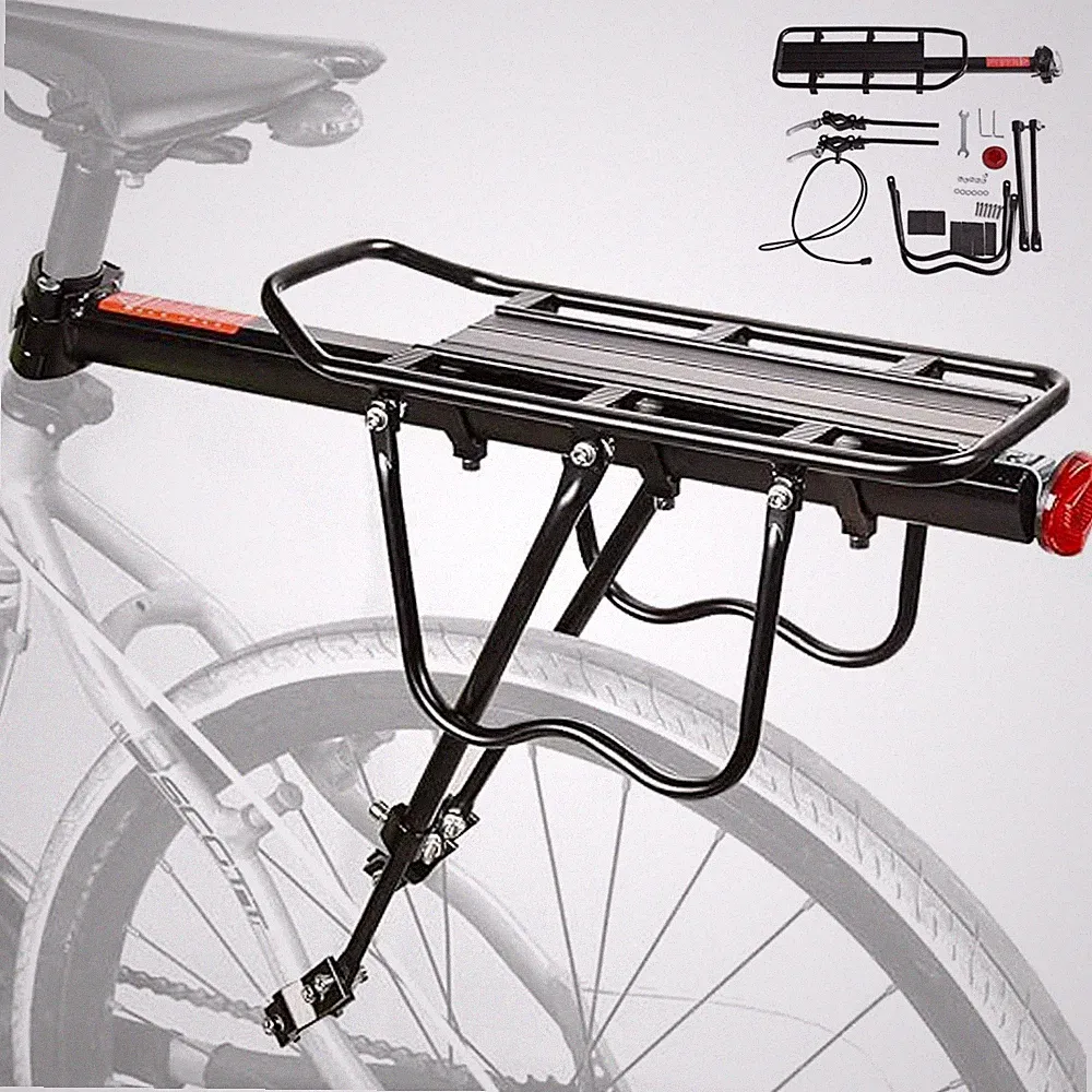 Bike Rear Carrier Rack Mountain Road Bicycle Bracket Cycle Luggage Cargo Holder