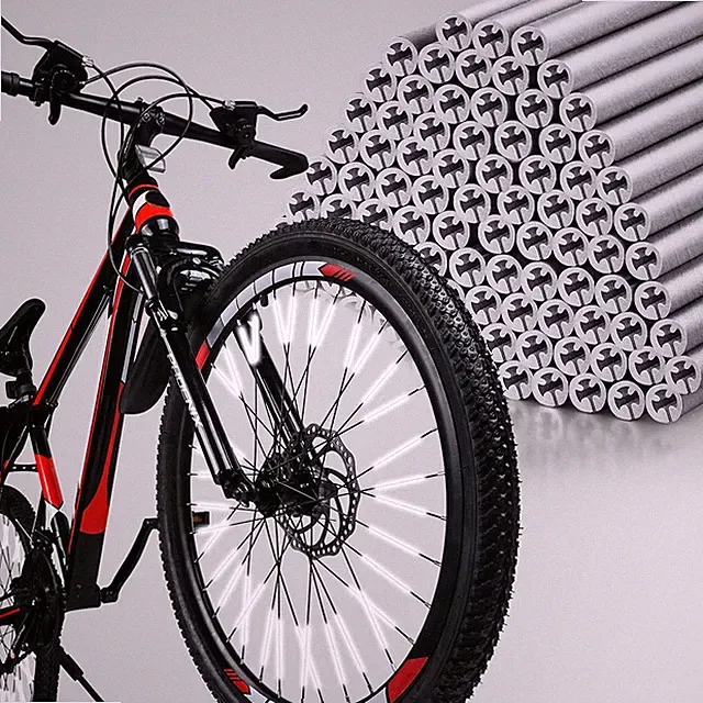 Bike Spoke Reflector, 48Pcs/ 96Pcs 360° Visibility Bike Spoke Reflectors, Waterp
