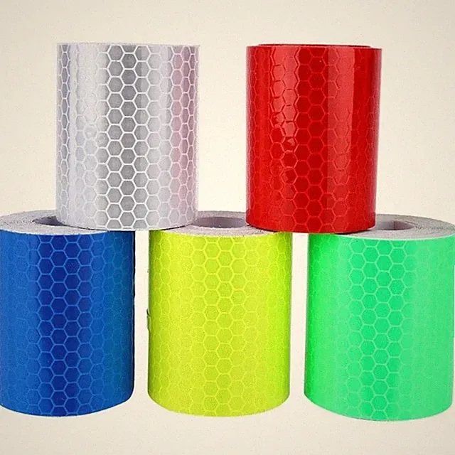 Bikes Wheel Frame Reflectors Warning Tape Adhesive Watertight Reflective Sticker
