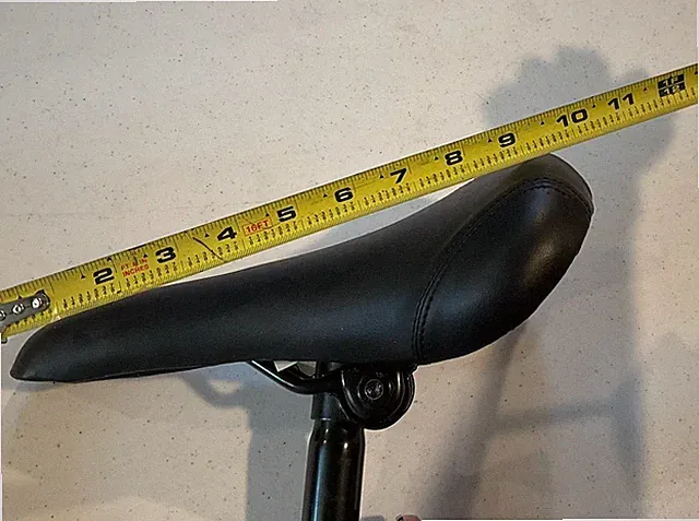 Black Comfort Bicycle Saddle Molded Foam w/ Seatpost & Reflector-Lot Of 2