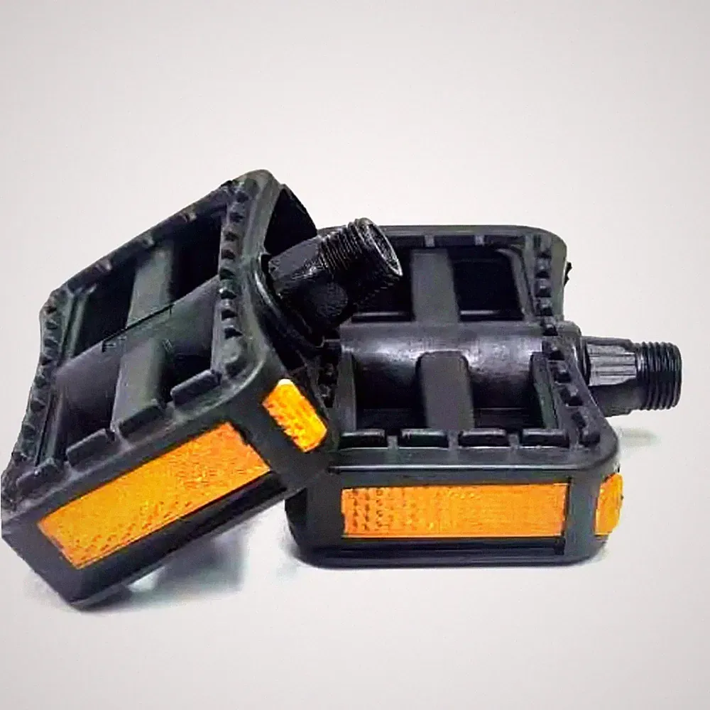 E-Bike Pedals Wide Flat Anti Slip Reflector Universal Electric Bicycle