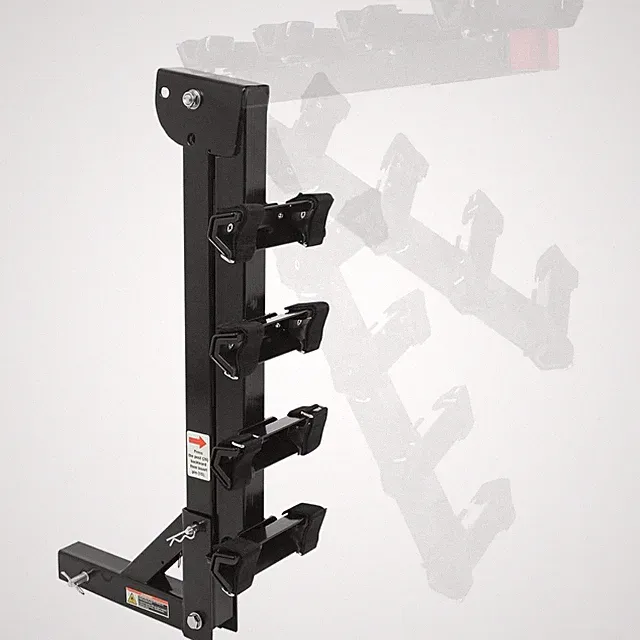 Easy Install 4 Bike Rack 150 lb Capacity Safety Reflector`
