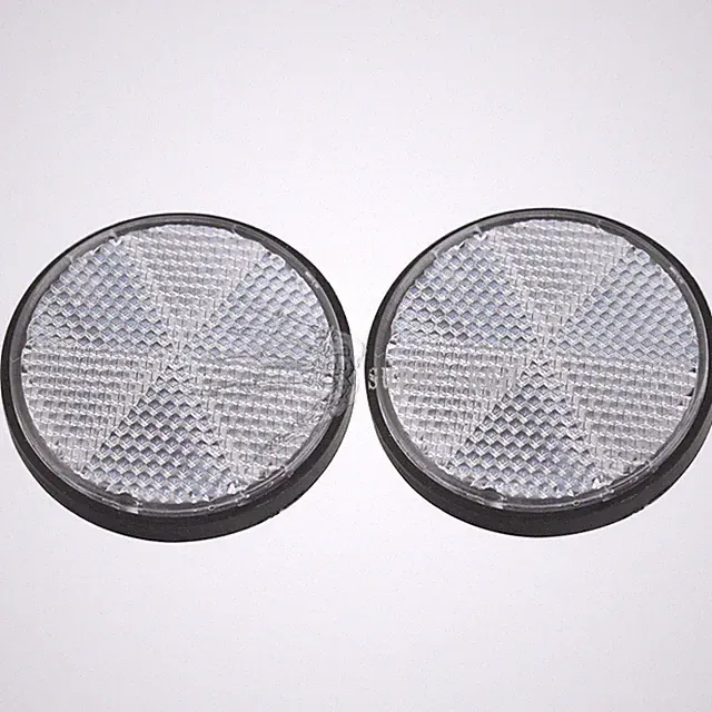 Motorcycle Round Warning Reflective Reflector Mount Fit For ATV Bike Dirt Bike