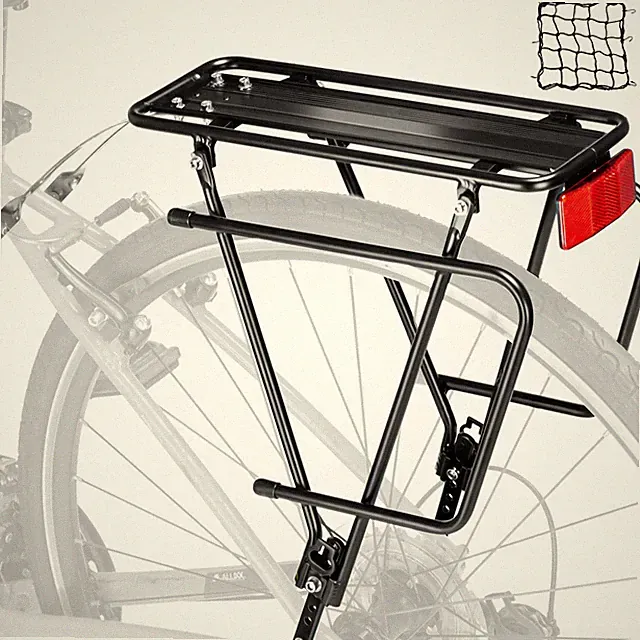 Rear Bike Rack,Bike Cargo Rack,Bicycle Pannier Rack with Reflector and Cargo...