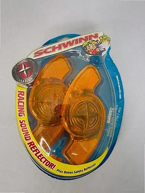 Schwinn Bicycle Racing Sound Reflector Set w/ Real Racing Sounds Bike Tricycle