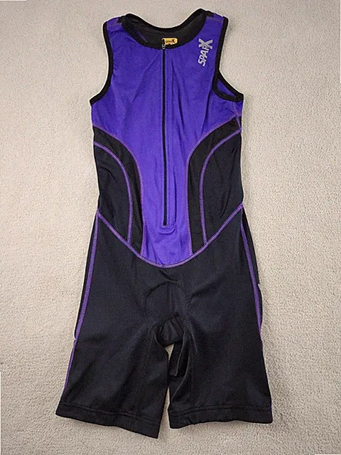 Sparx X Triathlon Suit Size Medium Racing Tri Cycling Skin Suit Bike Swim Run