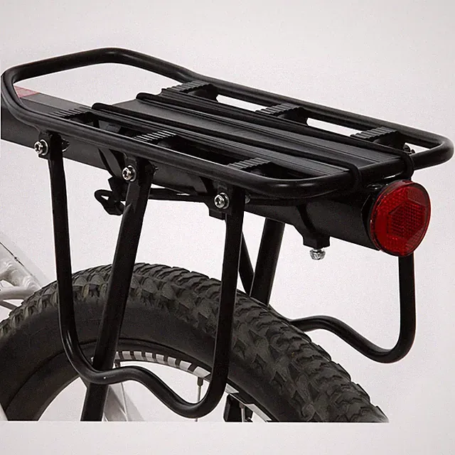 ThreeH Bicycle Rear Rack Adjustable Aluminum Alloy Bike Rack with Reflector B...