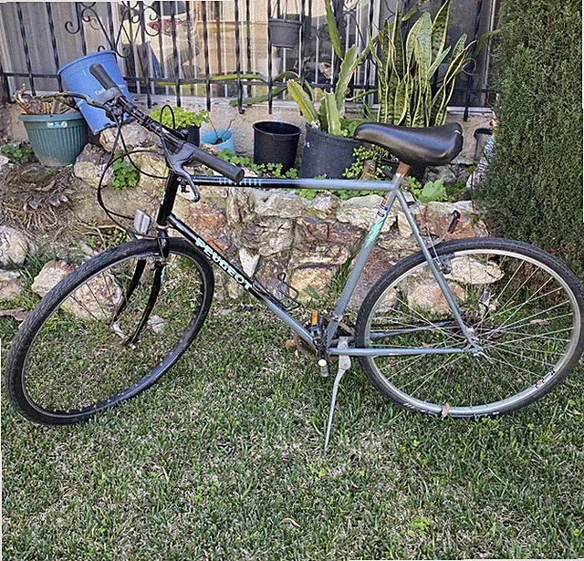 VTG '89 Peugeot Limestone 700C Hybrid Bike Bicycle Black Gray Shimano 200GS RARE
